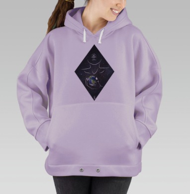 Космос внутри нас, Hoodie Oversize Fiolet