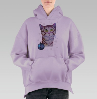Котик в снежинках - Магазин футболок silk