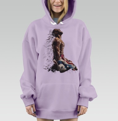 Крид, Hoodie Mjhigh Dig Mel, Fiolet, утепленная