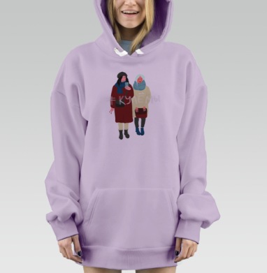 Кулёмы, Hoodie Mjhigh Dig Mel, Fiolet, утепленная