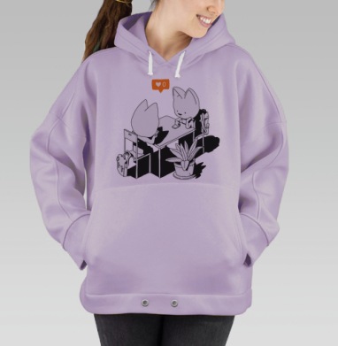 Лайк, Hoodie Oversize Fiolet