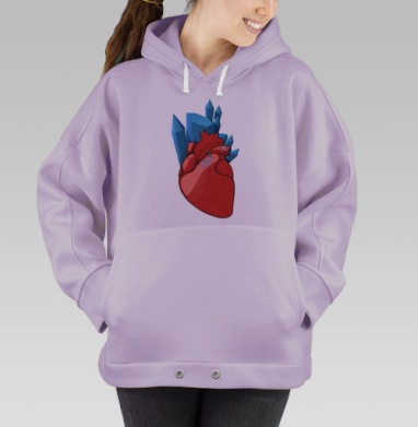 Ледяное сердце, Hoodie Oversize Fiolet