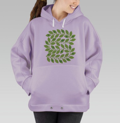 ЛИАНА, Hoodie Oversize Fiolet