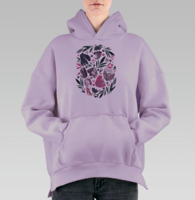 Лил, Hoodie Oversize Fiolet, утепленная