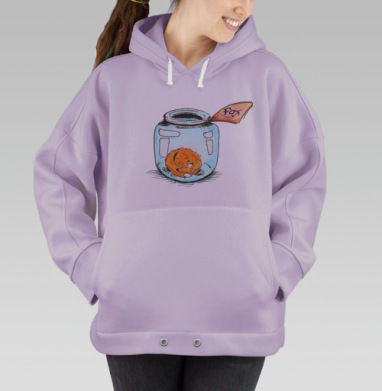 Лис в банке, Hoodie Oversize Fiolet