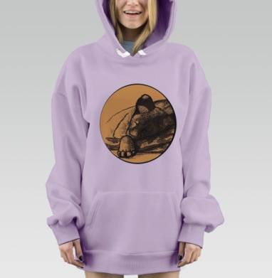 Маленьки царь, Hoodie Mjhigh Dig Mel, Fiolet, утепленная