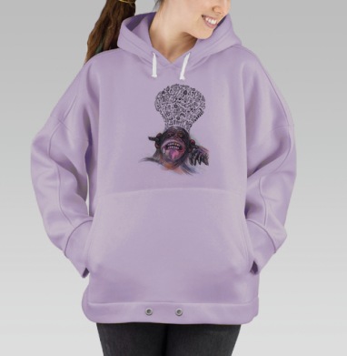 Манки эксплоужен     (муж.), Hoodie Oversize Fiolet