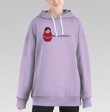 Матрешка, Hoodie Long Oversize Fiolet