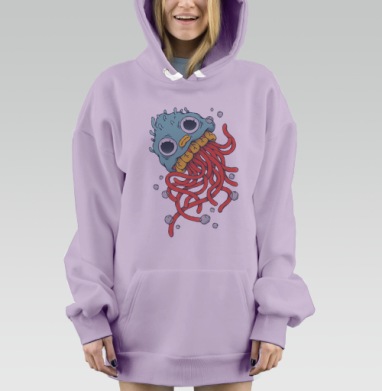 Медууза, Hoodie Mjhigh Dig Mel, Fiolet, утепленная