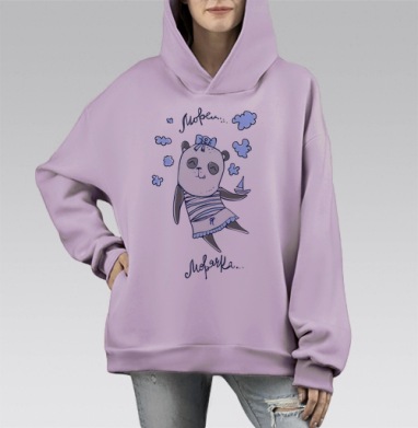 Милая панда в морском стиле – нежность и романтика - Магазин футболок miraa