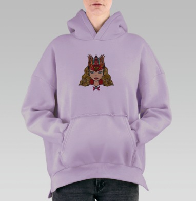 Море Любви, Hoodie Oversize Fiolet, утепленная