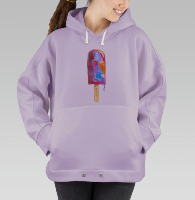 Мороженка эскимо, Hoodie Oversize Fiolet