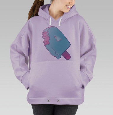 Морожено, Hoodie Oversize Fiolet