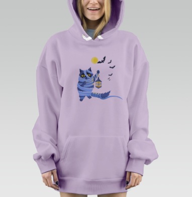 Муми-кот, Hoodie Mjhigh Dig Mel, Fiolet, утепленная