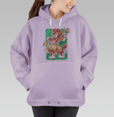 Мяори, Hoodie Oversize Fiolet