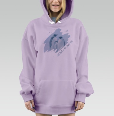 На Южном полюсе без перемен, Hoodie Mjhigh Dig Mel, Fiolet, утепленная