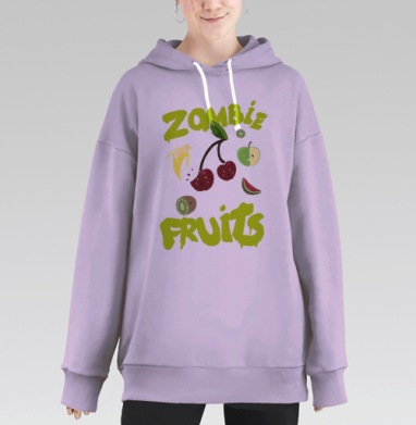 Неоновый принт Zombie Fruits с яркими фруктами - Магазин футболок blueberriepie - Дизайнерские принты