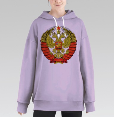 Новый герб, Hoodie Long Oversize Fiolet
