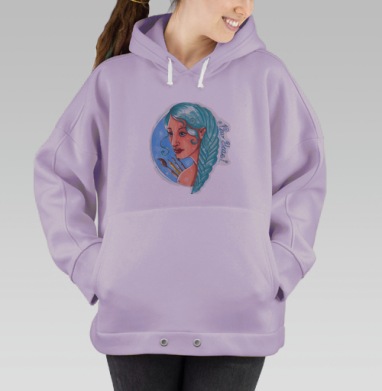 Новый год художника, Hoodie Oversize Fiolet