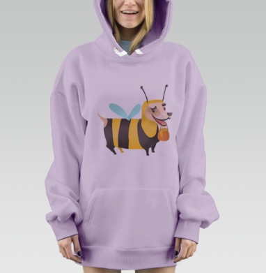 Пчелопёс, Hoodie Mjhigh Dig Mel, Fiolet, утепленная