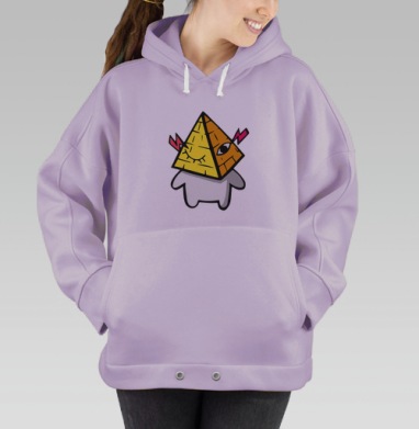 Пирамидоголовый, Hoodie Oversize Fiolet