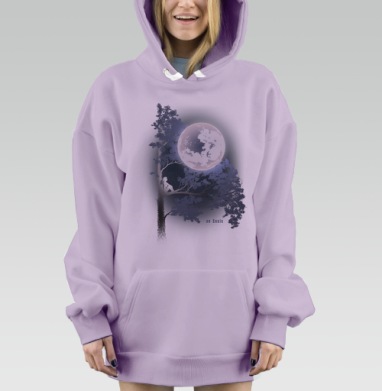 По Душам, Hoodie Mjhigh Dig Mel, Fiolet, утепленная