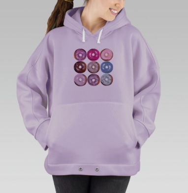 Понч, Hoodie Oversize Fiolet