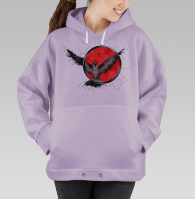 Птичка невеличка, Hoodie Oversize Fiolet