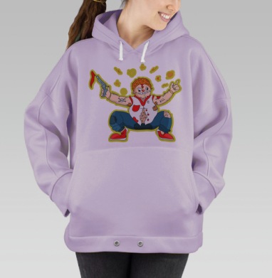 Пятничное сумасшествие, Hoodie Oversize Fiolet