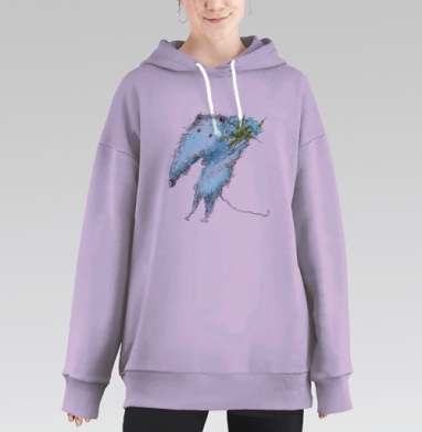 Раскаляка, Hoodie Long Oversize Fiolet
