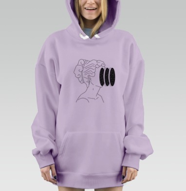 Растроение личности, Hoodie Mjhigh Dig Mel, Fiolet, утепленная