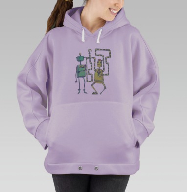 Роботы-пираты, Hoodie Oversize Fiolet