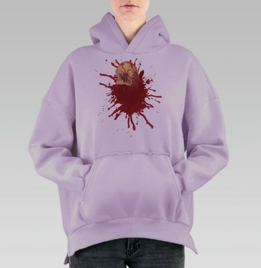 Рождение Чужого, Hoodie Oversize Fiolet, утепленная