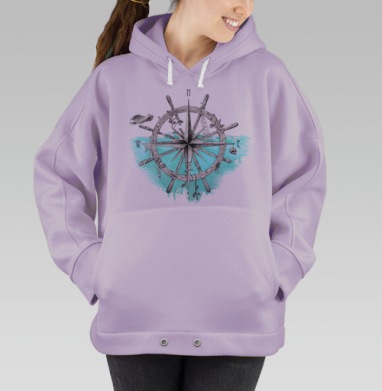 Роза Ветров, Hoodie Oversize Fiolet