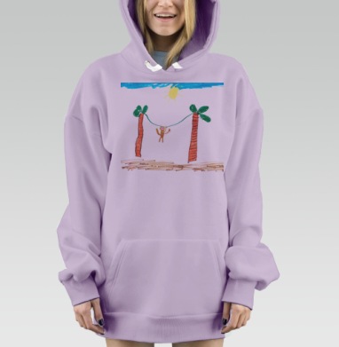 Самоделка 004.png, Hoodie Mjhigh Dig Mel, Fiolet, утепленная