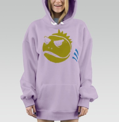 Самоделка andgryball.png, Hoodie Mjhigh Dig Mel, Fiolet, утепленная