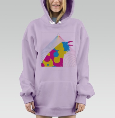 Сила света. Меняет привычное, Hoodie Mjhigh Dig Mel, Fiolet, утепленная