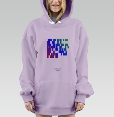 «Силе Света» десять лет, Hoodie Mjhigh Dig Mel, Fiolet, утепленная