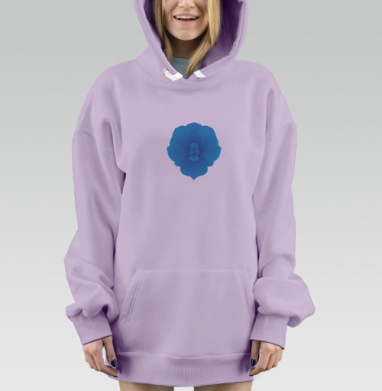 Синяя орхидея, Hoodie Mjhigh Dig Mel, Fiolet, утепленная
