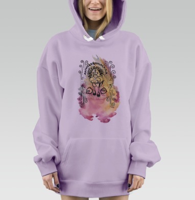 Слона, Hoodie Mjhigh Dig Mel, Fiolet, утепленная