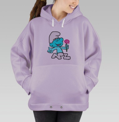 Смурфики  (муж.), Hoodie Oversize Fiolet