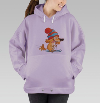 Снежный Бобик, Hoodie Oversize Fiolet