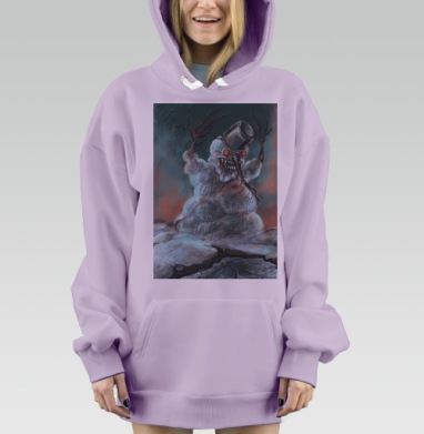 Снежный голем, Hoodie Mjhigh Dig Mel, Fiolet, утепленная
