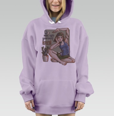 Создание рамок, Hoodie Mjhigh Dig Mel, Fiolet, утепленная