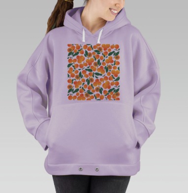 Спелый абрикос, Hoodie Oversize Fiolet