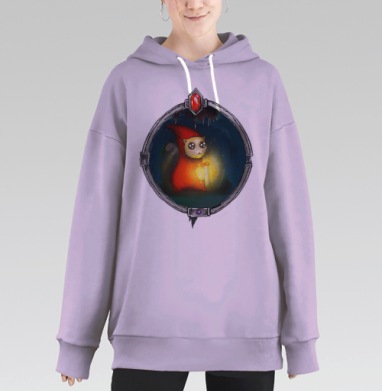 свети мне ночью, Hoodie Long Oversize Fiolet