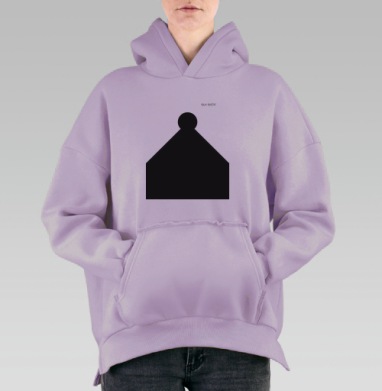 Тоннель, Hoodie Oversize Fiolet, утепленная