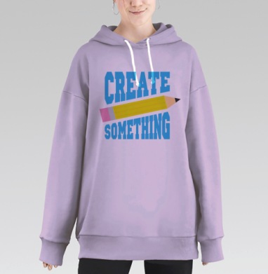 ТВОРИТЕ ЧТО ХОТИТЕ, Hoodie Long Oversize Fiolet