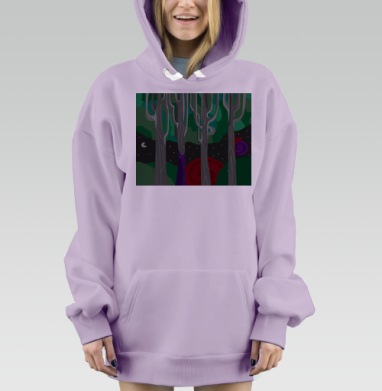 Улитколес, Hoodie Mjhigh Dig Mel, Fiolet, утепленная