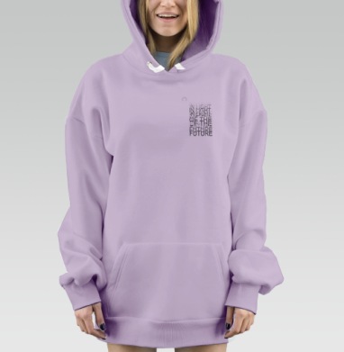 В свете, Hoodie Mjhigh Dig Mel, Fiolet, утепленная